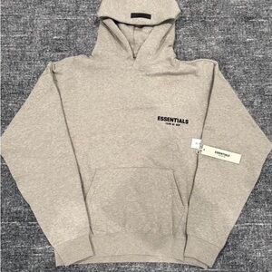 Fear of God Essentials Taupe Beige Pullover Hoodie